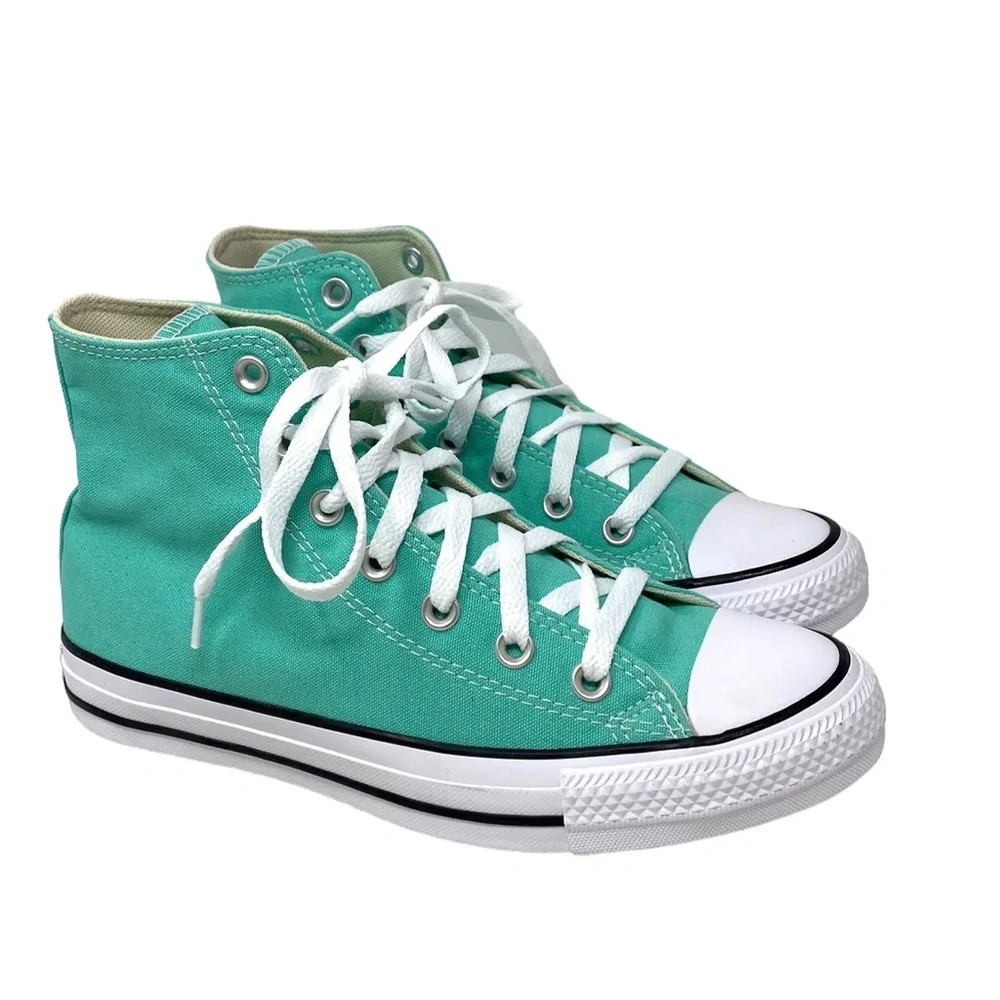 Converse Ctas High Top Women's Shoes Canvas Green Sneakers Skateboarding A03796F - Picture 7 of 11